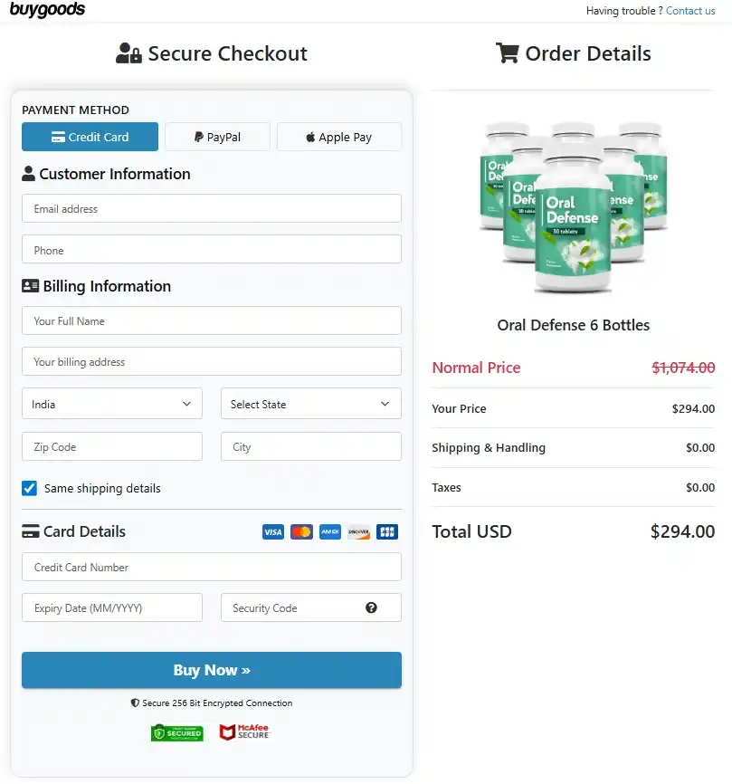 Oral Defense Oral Defense Order Page